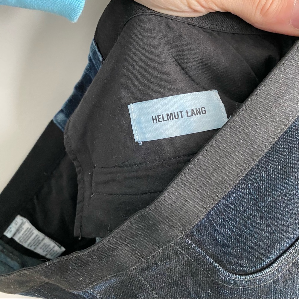 Helmut Lang Dark Wash Pull On Skinny Jeans Size 27 - Picture 5 of 7
